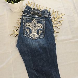 Miss me jeans, size 29, washed look